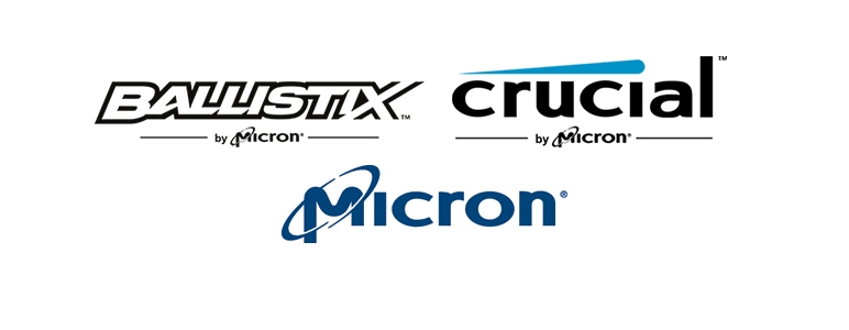 Vi distribuerar nu Micron Technologys varumärken Crucial och Ballistix