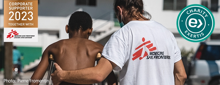 Vår välgörenhet 2023 är Läkare Utan Gränser (MSF)